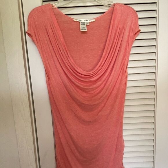 Max
studio Coral drape‎ neck cap sleeve knit top - Picture 1 of 5